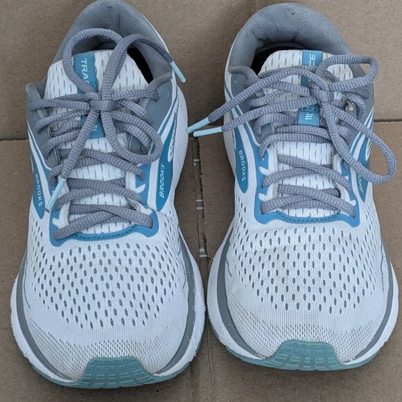 Brooks Trace 1203751B185 Running Shoes Women's Size 8.5B Gray / Green - Picture 4 of 15